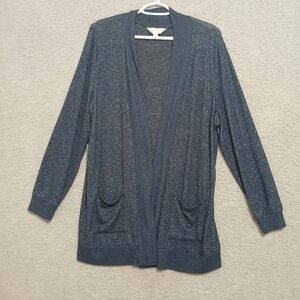 Open Front Cardigan Size XL Front Pockets Office Casual